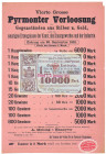 Bad Pyrmont Los Helenenkinderheim 1894 und Werbeblatt 1881 des Vereins für die Pyrmonter Pferderennen 2 Stück FKF/GEB