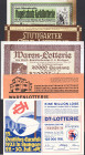 Stuttgart 22 alles verschiedene Lose und ein Losumschlag 1876-1933 SGB-FKF