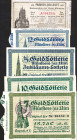 Ulm Münsterbaukomitee 5 Originallose und eine Kopie 1874-1937 GEB-FKF