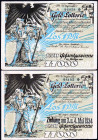 Weimar 2 Lose Deutsche Schützenlotterie 1933 VZL/VZL+
