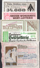 Weimar 10 verschiedene Lose 1902-1936 GEB-FKF