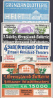 Zittau 4 Lose Grenzlandlotterie 1933-1936 zur Erbauung des Grenzland-Theaters VZL-FKF