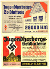 Jugendherbergs-Geldlotterie 2 Lose 1934 und 1936 Landesverband bzw. Gau Sachsen GEB