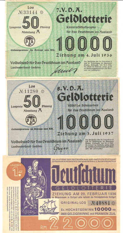 VDA Volksbund für das Deutschtum im Ausland und Deutsches Ausland-Institut Stutt...