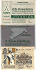 Sachsen 3 Lose 1934, 1938, 1939 GEB-WGB