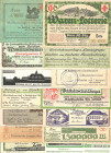 SACHSEN Sammlung mit 24 alles verschiedenen Losen 1889-1938, Orte siehe PDF-Katalog, viele seltene und dekorative Stücke in guter Erhaltung