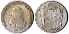 BRANDENBURG-PREUSSEN Taler 1792 B fss