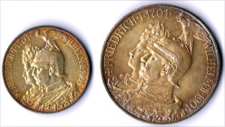 Preussen 2 und Mark 1901 A ss-vz