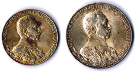 Preussen 2 und 5 Mark 1913 A fvz