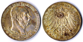 Sachsen-Altenburg 5 Mark 1903 A Regierungsjubiläum J. 107 ss/fvz