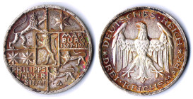 3 RM 1927 A 400 Jahre Philippsuniversität Marburg vz