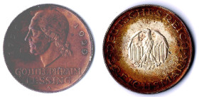 3 RM 1929 A Lessing Patina kl.Rdd. vz