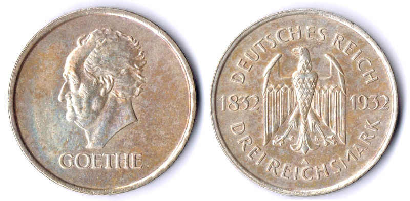 3 RM 1932 A Goethe vz