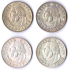2 RM 1933 A,D,E,F Luther 4 Stück
