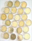 23x 5 DM 1951-1974, alles verschiedene Stücke, darunter 56J, 60F,G,J, 61D, 64J ss-vz+
