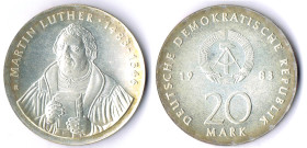 20 Mark 1983 Luther prf