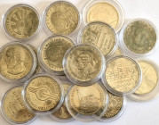 18 Gedenkmünzen 5 Mark 1968-1989