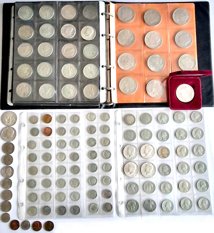 USA Sammlung von Cent 1838 bis Olympia-Dollar 1983S -siehe PDF-Katalog-