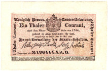 PEUSSEN 1 Thaler 6. Mai 1824 Lit.D Grab./Kranz 270 P/R A208 P.S396 rep. GEB