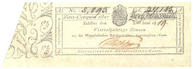 WESTFALEN Reichsschulden-Amortisations-Casse 2 Francs 50 Cent o.D. (1808) bis 30.Juni 1819, dieses Nominal nicht bei Pick und Grabowski WGB