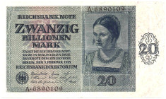 20 Billionen Mark 5.2.1924 Serie A GEB