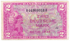 2 DM 1948 Serie A/A 22 GEB-