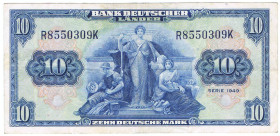 10 DM 1949 Serie R/K WGB