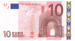 10 Euro Ausgabe X Serie G017, Unterschrift Trichet, Druck Enschede Gr.EUR-2bX/G KFR