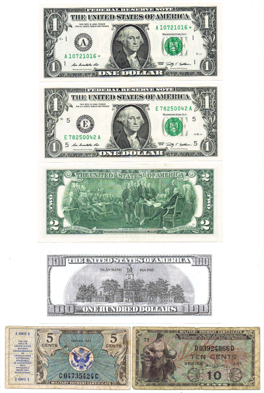 USA 1 Dollar 2009 A Boston KN mit Stern (Ersatznote), 1 Dollar 2009 E Richmond, ...