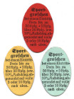 3 verschiedene Sportgroschen o.D. Die Sportgroschen waren eine Zusatzabgabe bei Sportveranstaltungen und dienten der Finanzierung der olympischen Spie...