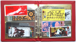 Überkomplette Sammlung der Scheine des Knochengeldprojektes, 63 verschiedene Scheine im Album. Dabei einige Varianten und zusätzlich auch Künstlerexem...