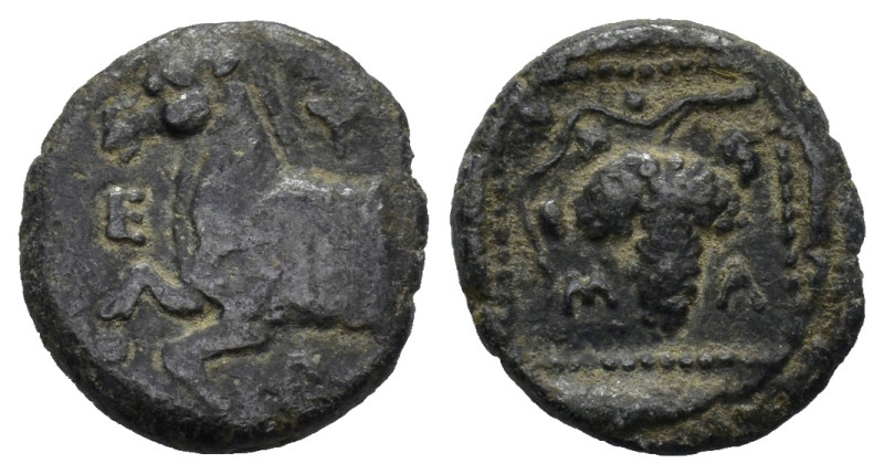 THRACE, Maroneia. Circa 377-365 BC. AR Tetrobol (14mm, 2.7 g). Eup–, magistrate....