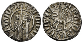 Cilician Armenia. Hetoum I. 1226-1270. AR Tram (2.98 Gr. 20mm.)