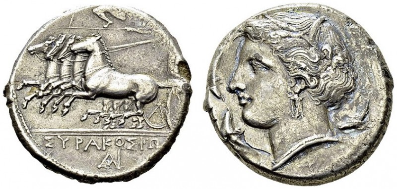 Agathocles, 317-289 BC. Tetradrachm 310-304 BC. Sear 971; SNG ANS 639. AR. 16.71...