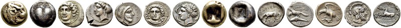Miscellaneous. Collection of 285 Greek and 13 Celtic coins. Including 1 electrum...