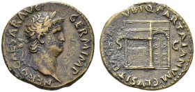 Nero, 54-68. As 65, Rome. RIC 306. BR. 10.30 g. VF