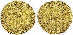 Charles VII, 1422-1461. Royal d'or 2ème émission (5 avril 1431), Tours. Duplessy 445A. AU. 3.62 g.
TB+