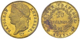 20 Francs 1813 A, Paris. Gad. 1025; F. 516. AU. 6.45 g. PCGS MS 63