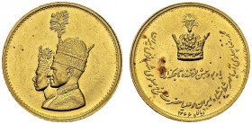 Gold medal SH 1347 (1967). 24 mm. Coronation. AU. 10.49 g. In original plastic packaging.
Nice UNC