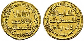 Dinar AH 116 (734), Dimashq. Album 136. AU. 4.23 g. AU