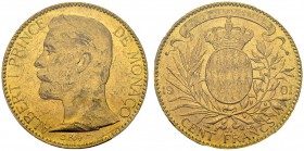 100 Francs 1901 A, Paris. KM 105; Gad. MC124; Fr. 13. AU. 32.25 g. PCGS MS 63