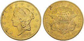 20 Dollars 1876 S, San Francisco. KM 74.2; Fr. 175. AU. 33.44 g. UNC