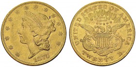 20 Dollars 1876 S, San Francisco. KM 74.2; Fr. 175. AU. 33.35 g. AU