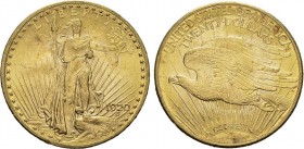 20 Dollars 1920, Philadelphia. KM 131; Fr. 185. AU. 33.43 g. UNC