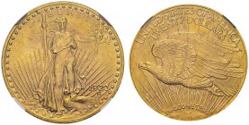 20 Dollars 1923, Philadelphia. KM 131; Fr. 185. AU. 33.44 g. NGC MS 64