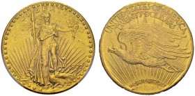 20 Dollars 1927, Philadelphia. KM 131; Fr. 185. AU. 33.44 g. PCGS MS 64