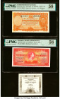 Australia Commonwealth Bank of Australia 10 Shillings ND (1939) Pick 25a R12 PMG Choice About Unc 58; Bermuda Bermuda Government 10 Shillings 1.5.1957...