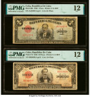 Cuba Republica de Cuba 1; 10 Pesos 1936; 1945 Pick 69b; 71f Two Examples PMG Fine 12 (2). Rust is noted on Pick 71f. HID09801242017 © 2023 Heritage Au...