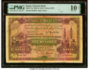 Egypt National Bank of Egypt 100 Pounds 6.7.1942 Pick 17d PMG Very Good 10 Net. Annotations and repairs are noted on this example. HID09801242017 © 20...