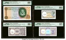 Egypt Group Lot of 4 Examples PMG Superb Gem Unc 67 EPQ; Gem Uncirculated 66 EPQ (3). HID09801242017 © 2023 Heritage Auctions | All Rights Reserved